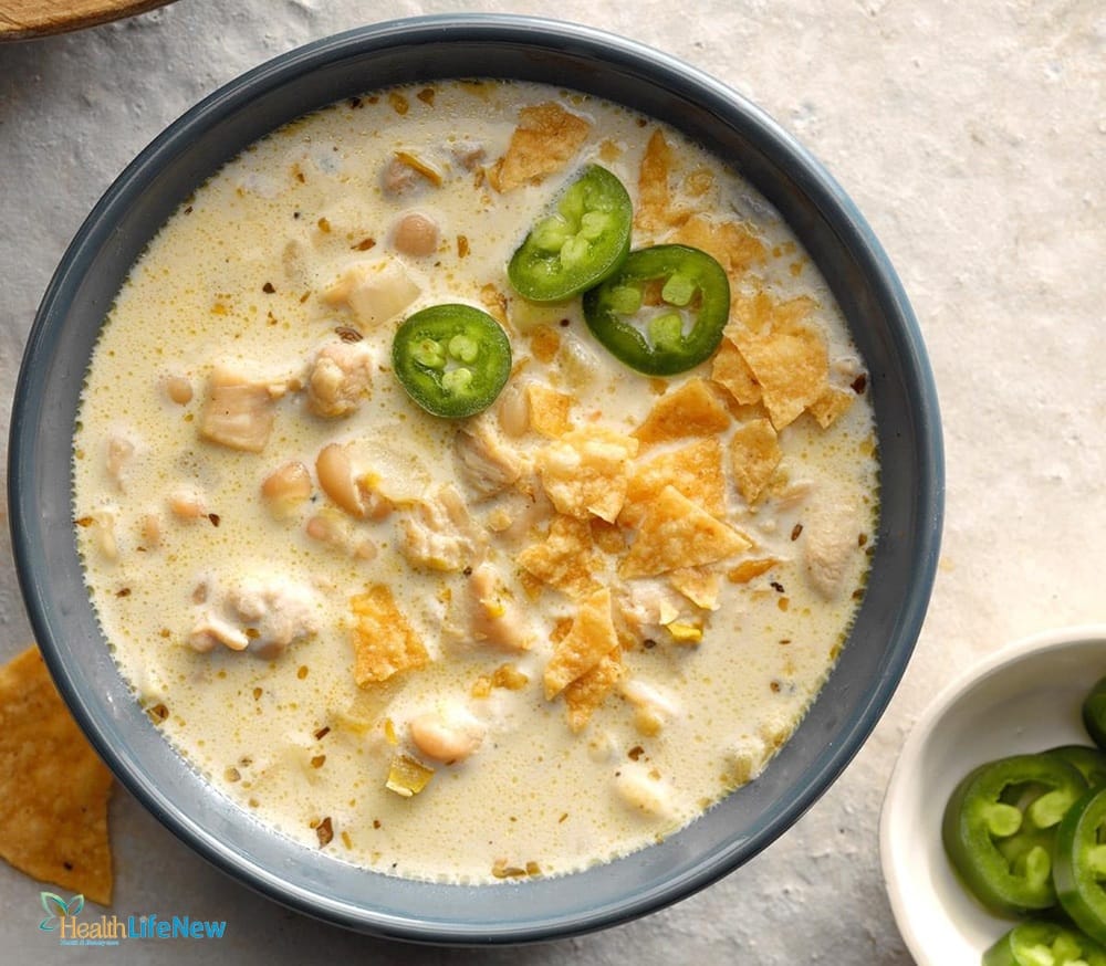 Creamy White Chicken Chili Healthy Recipes