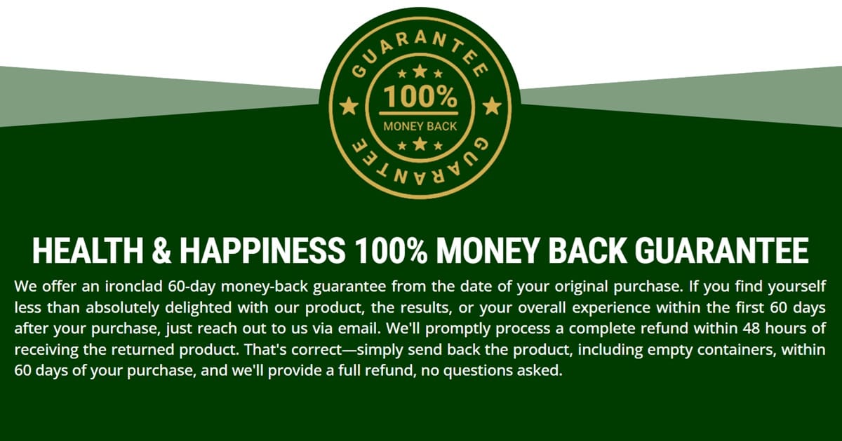 Moringa Magic Money-back Guarantee