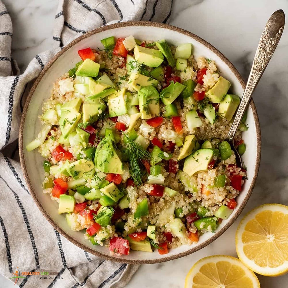 Flavorful Quinoa Salad Easy Pregnancy Meals